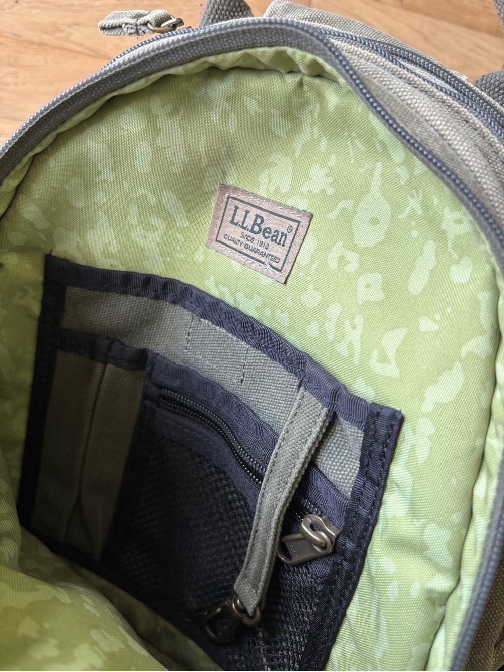 LL bean canvas backpack crossbody - Picture 6 of 6